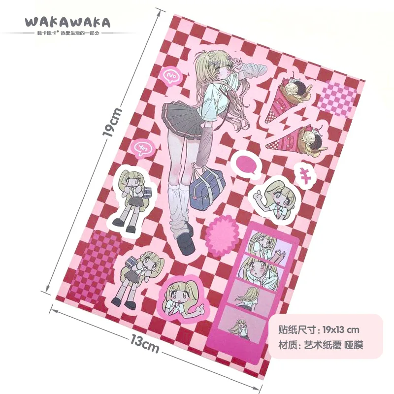 

Персонаж книги с наклейкой