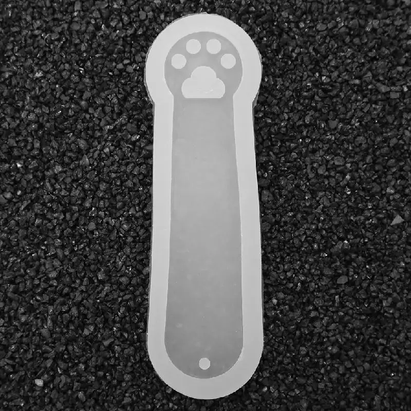 

652F Paw Bookmark Resin Mould Silicone Rectangle Resin Mould Epoxy Jewelry Mould for DIY Craft Bookmark Making Craft