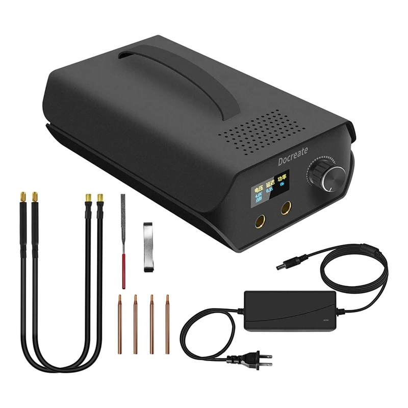 

Spot Welder With LCD Screen Spot Welder 120 Levels Adjust Spot Welding Machine For DIY 18650 Battery US Plug