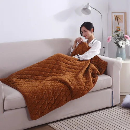 

USB electric blanket Blanket cover blanket shawl Warm body 5V low voltage electric blanket net red belt goods tiktok same model
