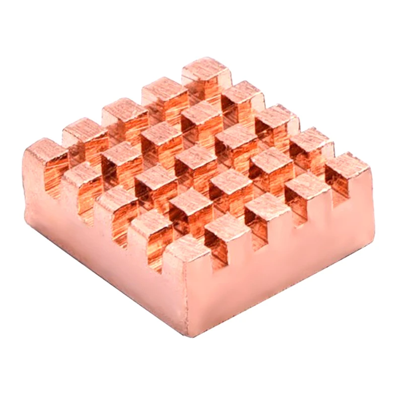 

Радиатор для процессора Raspberry Pi из чистой меди, мини-радиатор для ПК, комплект для охлаждения с пассивным охлаждением, радиаторы из алюминиевого сплава