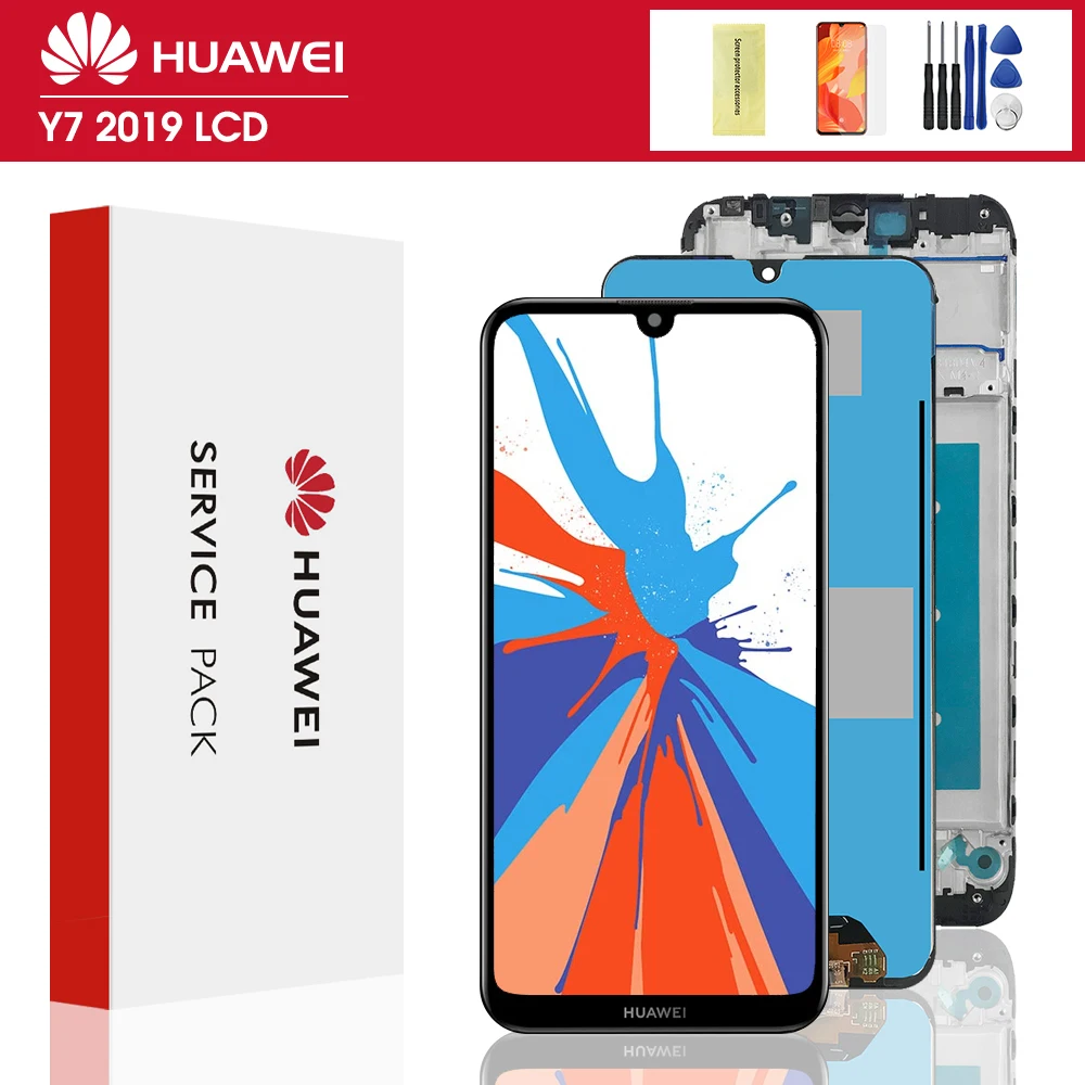 

6.26"Original For Huawei Y7 2019 DUB-LX3 DUB-L23 DUB-LX1 Y7 Prime 2019 LCD Display Touch Screen Sensor Repair Parts