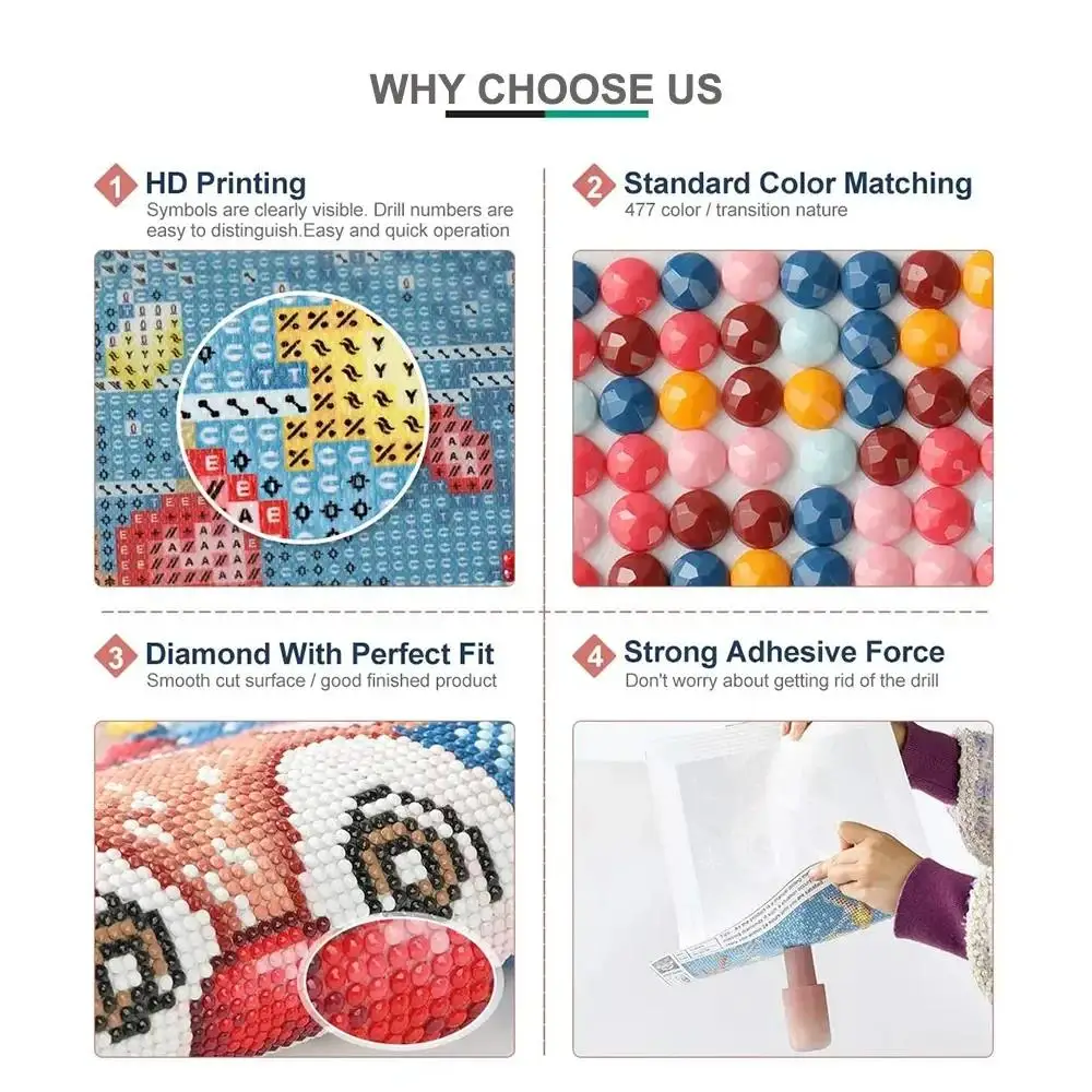 F-Funny Bob 5D DIY Алмазная картина Набор для вышивки крестом Домашний декор Ручная