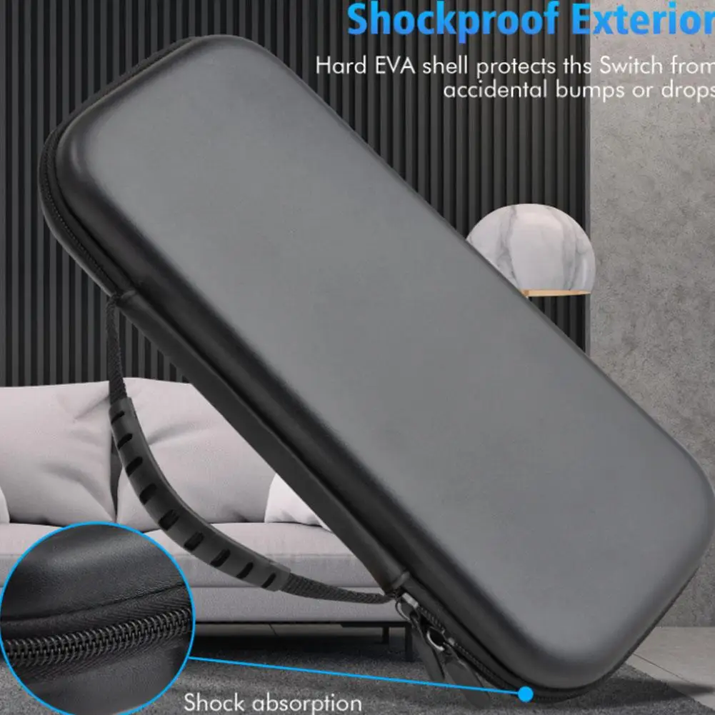 1 шт. для AYN Odin 2 Портативная сумка хранения EVA кожаный узор водонепроницаемый