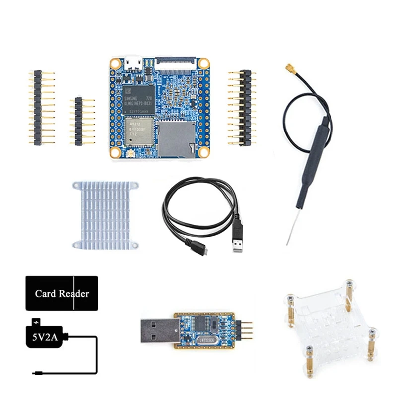 Комплект макетной платы Nanopi NEO Air H3 512 МБ + 8 Гб EMMC Wifi Bluetooth Run Ubuntucore Mini IOT макетная