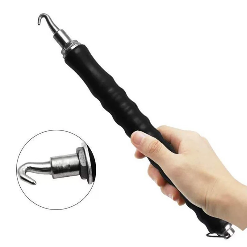 

1PC Rebar Tie Wire Twister Semi Automatic Steel Bar Hook Straight Pull Binding Hook Iron Wire Binding Iron Hook Hand Tool