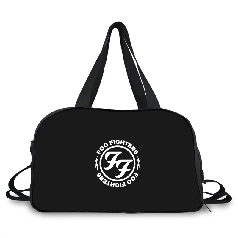 Foo Fighters 3D printing fashion trend portable large capacity multi function messenger bag travel bag