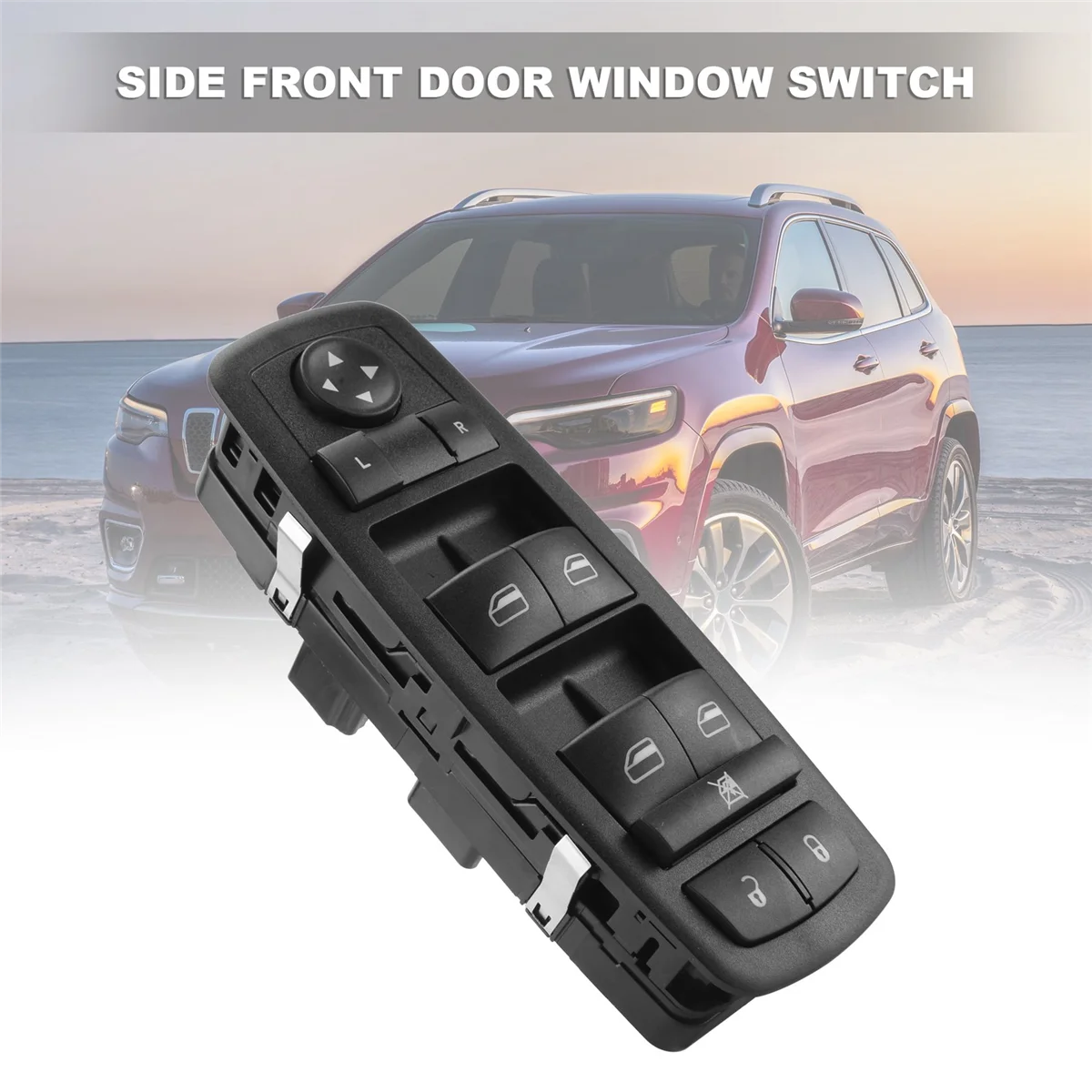 Боковой переключатель входной двери и окна 68271203AB для 2014-2019 Jeep Cherokee Chrysler 200