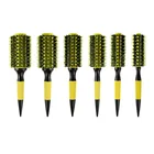 6 размеров, Парикмахерская круглая щетка с ручкой в виде кабана, Профессиональная парикмахерская щетка для волос, круглая расческа, инструменты для укладки