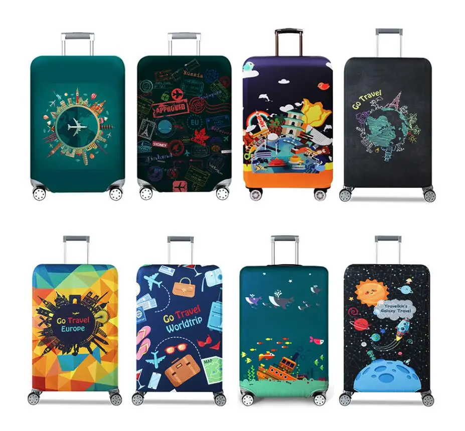 2022 Travel Suitcase Thickened Protective Cover Suitcase Dust Cover Suitcase Protective Cover For 18-32 inch Suitcases Luggage