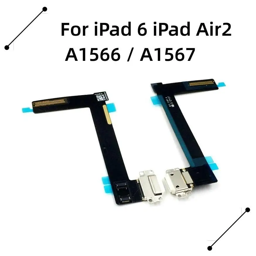 

Высококачественный гибкий кабель для зарядного порта + док-разъем USB, запасные части для зарядного устройства для iPad 6 iPad Air2 A1566 / A1567