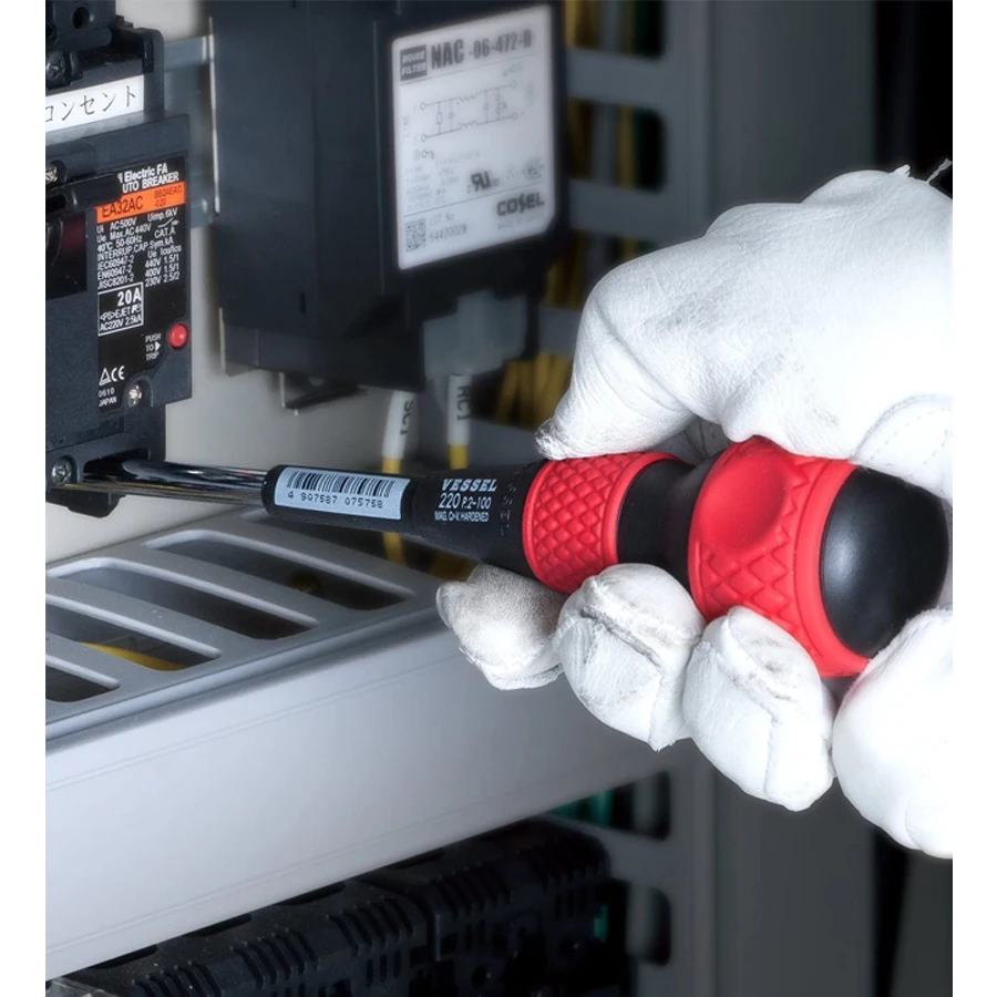 Отвертка с шариковым захватом 220 высокоточным черным наконечником