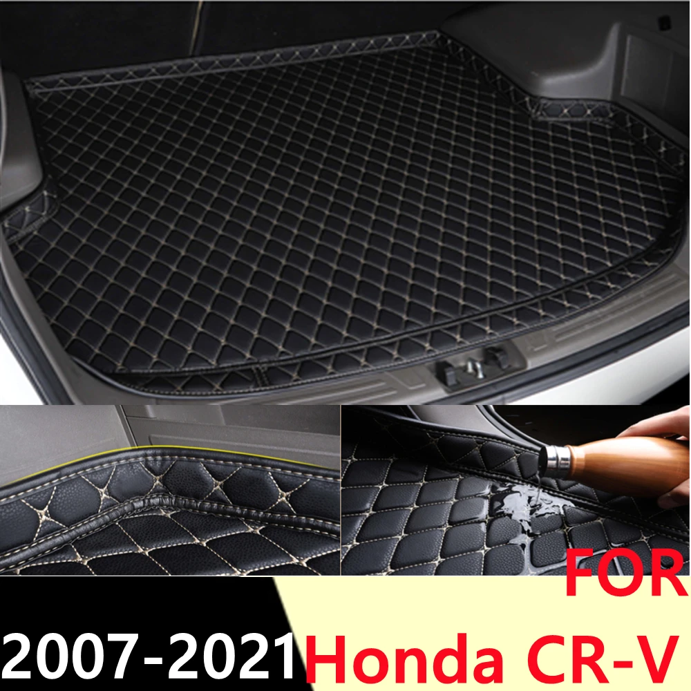 

Car Trunk Mat For Honda CRV CR-V 07-21 All Weather XPE High Side Rear Cargo Cover Carpet Liner AUTO Tail Parts Boot Luggage Pad