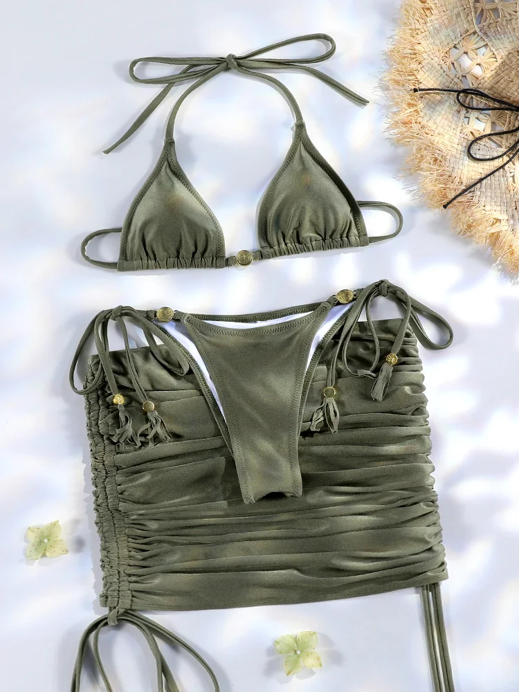 Сексуальные бикини с эффектом пуш-ап стринги купальник женский розовый