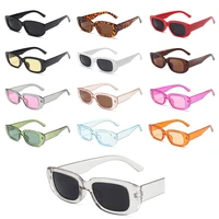 Brand Designer Women Sunglasses 2022 New Fashion Sun Glasses Small Rectangle Shades Goggles Vintage Zonnebril Outdoor UV400 Hot