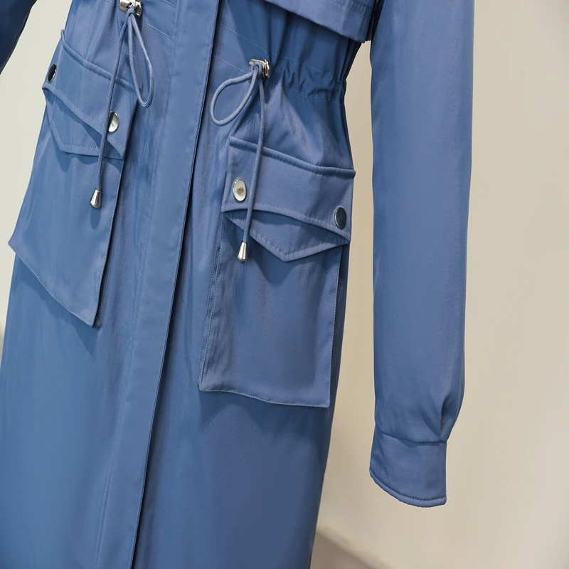 Detachable liner Winter Women X-Long Parkas Coat -30 degrees Slim Hooded Thick Warm Jacket Female Winter Outwear Jacket parkas