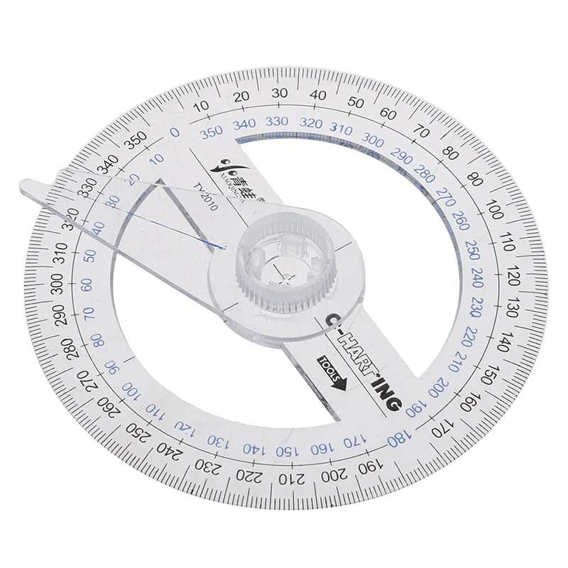 

Circle Protractor Portable Measuring Ruler 360 Degree Protractor Drafting Tool Geometric Ruler For School Architecture