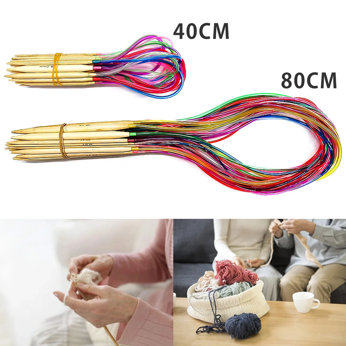 Набор вязальных спиц для начинающих крафтовые аксессуары плетения набор