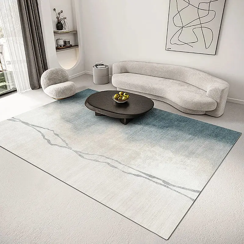 Nordic Abstract Carpets for Living Room Grey Luxury Rug Decoration Home Bedroom Large Area Rugs Entrance Door Mat Customizable