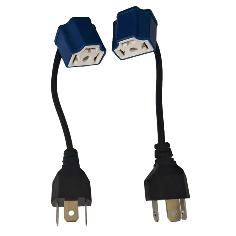

2X Car Headlight Fog Light Wiring Harness Connector For H4 LED Car Light Socket