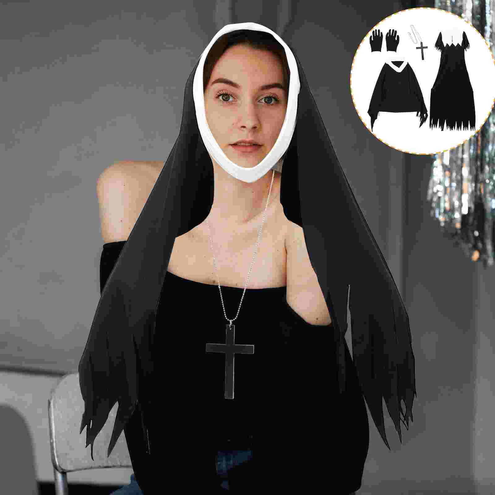 

1PC Halloween Women's Robe Adult Costume Party Scary Party Uniform Prop