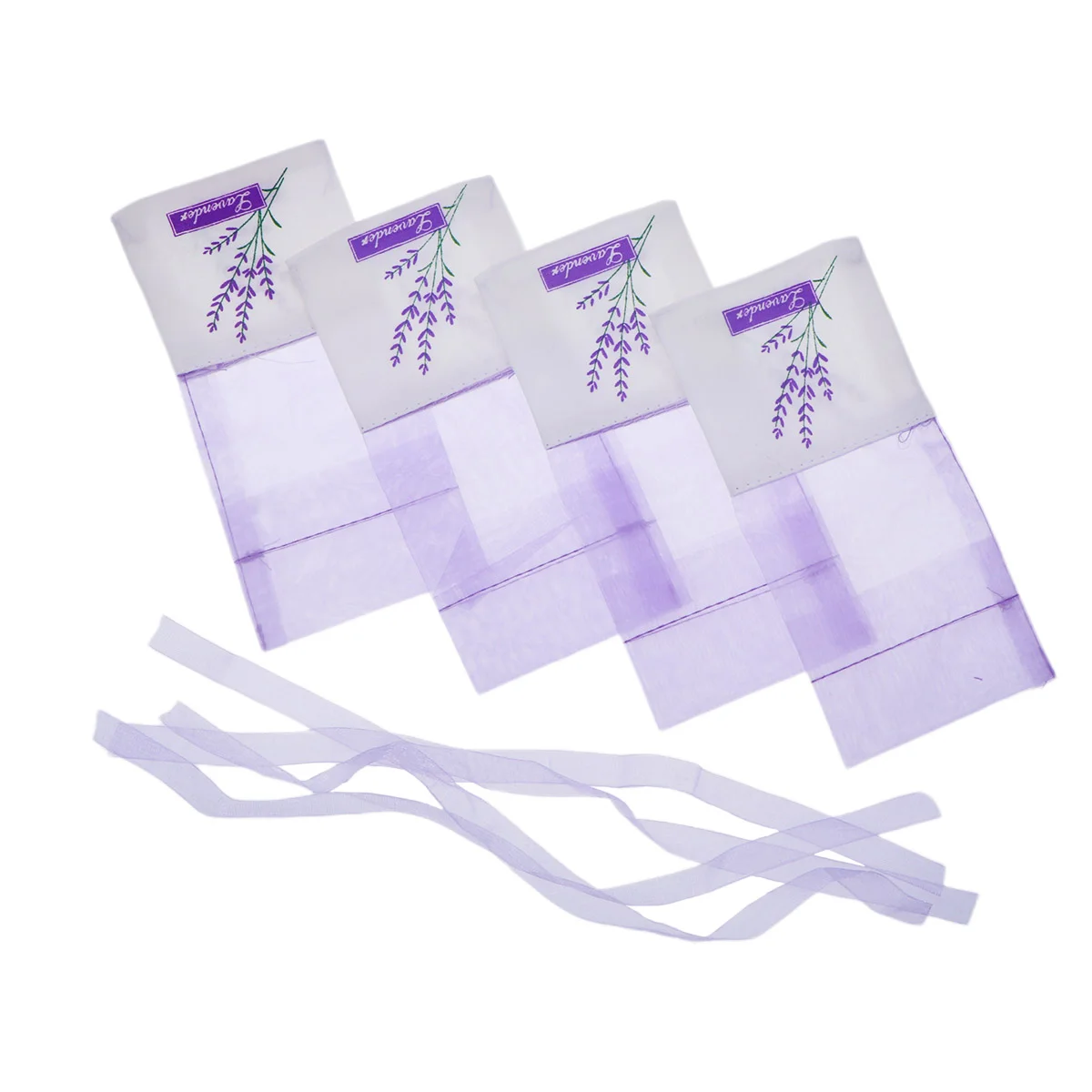 

Lavender Bags Sachet Empty Sachets Bag Buds Bulk Herb Pouch Satchels Lavendar Potpourri Organza Dried Gauze Scented Drawers