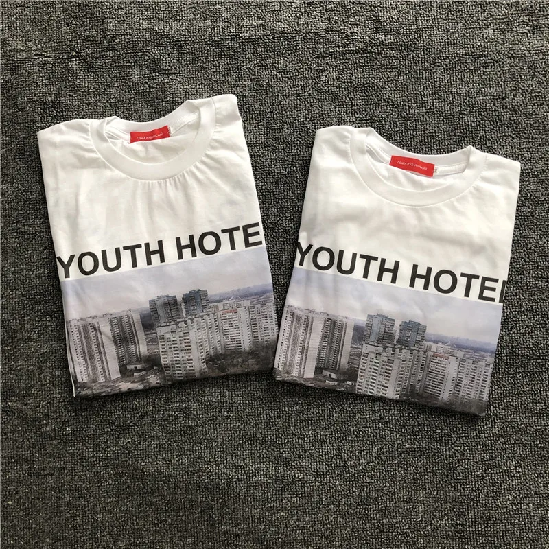 Gosha Building с длинным рукавом Youth Hotel Русский 032c HD цифровая печать Свободный бренд Tide (art.: 3920bfb981345) - 3920bfb981345