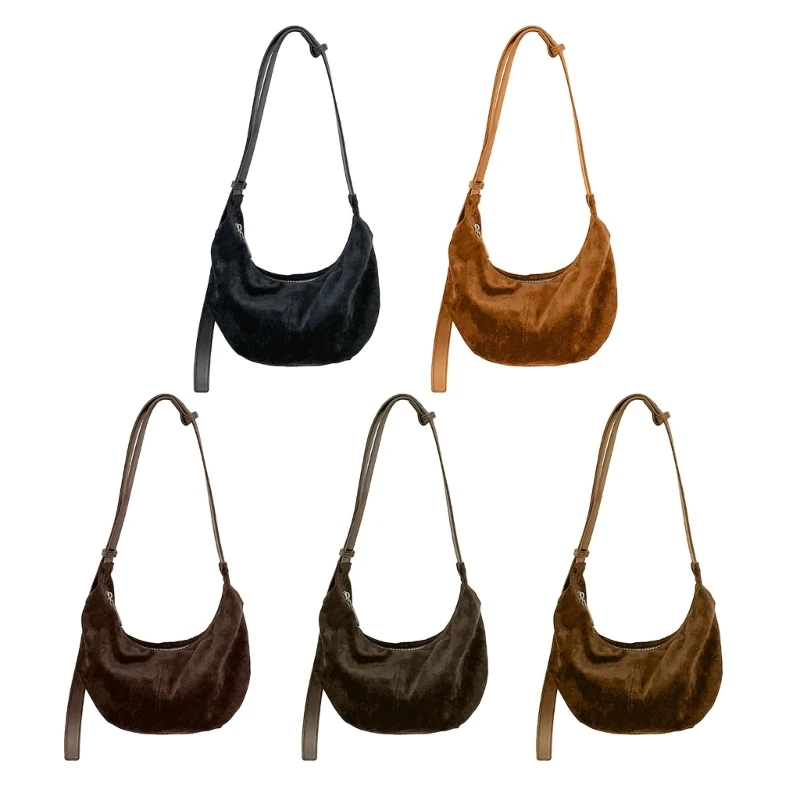 

Elegant Retro Shoulder Bag Crossbody Bag Secure Closure and Roomy Interior