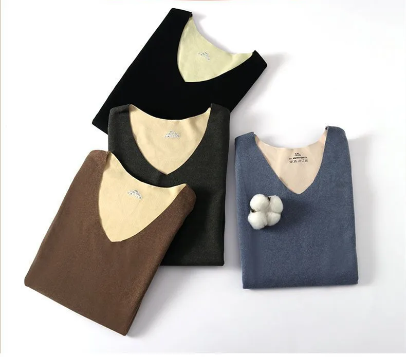 Seamless Men Thermal Undershirt Autumn Winter Warmth Vest Comfortable Soft Thermal Underwear Slim Sleeveless Thermo Base Tops