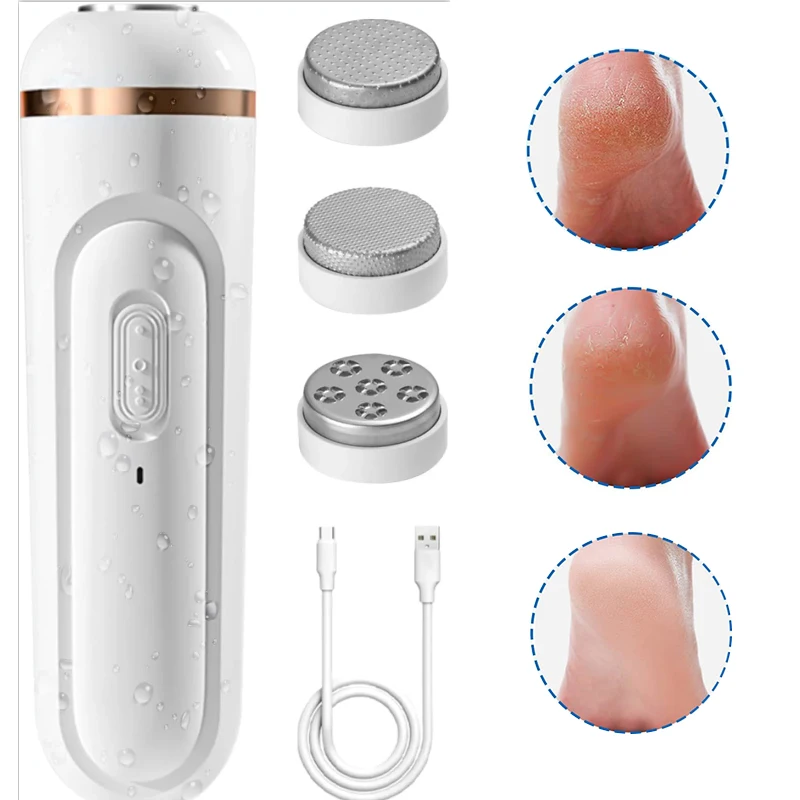 

Electric Foot File Grinder Removers Rechargeable Portable Electronic Foot File Pedicure Tools Electric Callus Remover Kit Profe