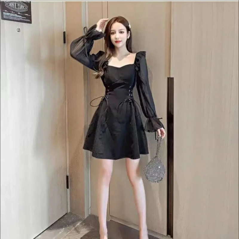 Платье женское летнее с рюшами бандажное нежное уличное универсальное в стиле