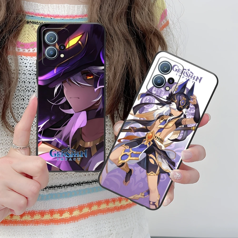 Чехол для мобильного телефона Genshin Impact Cyno Huawei P60 P50 P40 P30 P20 P10 P9 P8 Pro Lite Plus черный
