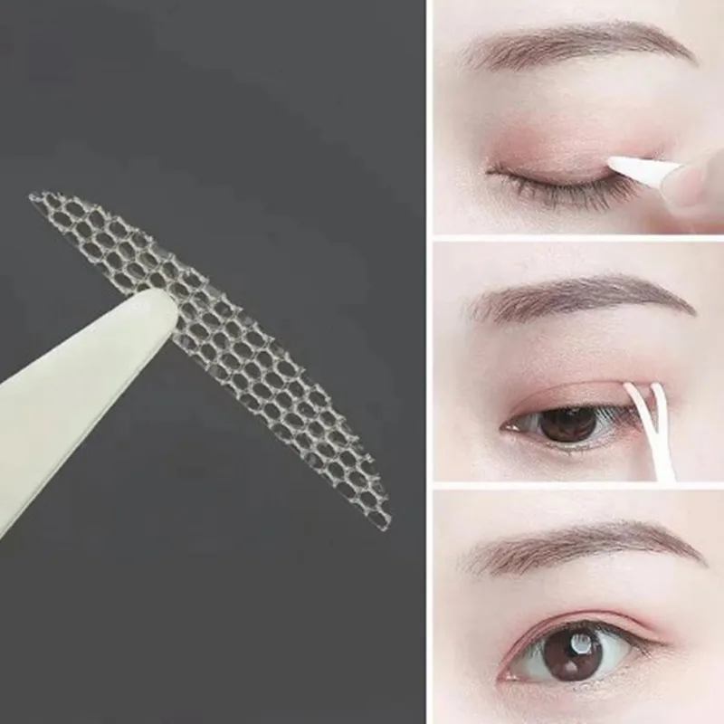 

240PCS Invisible Eyelid Sticker Double Eyelid Stickers Transparent Self Adhesive Double Eye Tape Ladies Eye Makeup Tools
