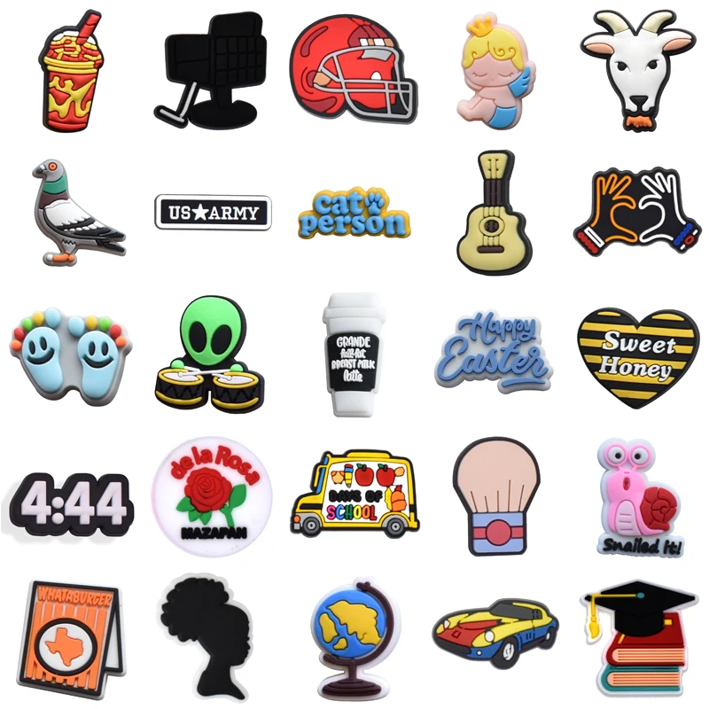 

Wholesale Bulk Para Pins Set Jeans Women Charm Kids Shoe Charms Decorations for Crocs Packs Men Boy Gifts Shoes Accessories Girl