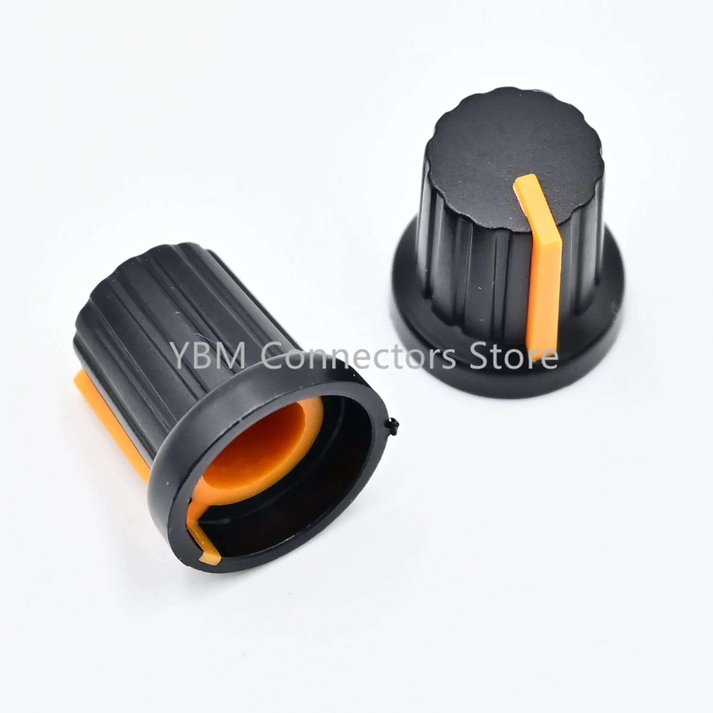 

Диаметр отверстия вала 6 мм, пластиковые резьбовые ручки потенциометра с накаткой, колпачки