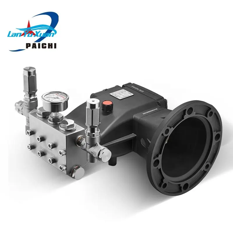

Pai Chi Stainless Steel Piston High Pressure Pump 350BAR Triplex Plunger Pump 5100PSI Stainless Steel Triplex Plunger Pump