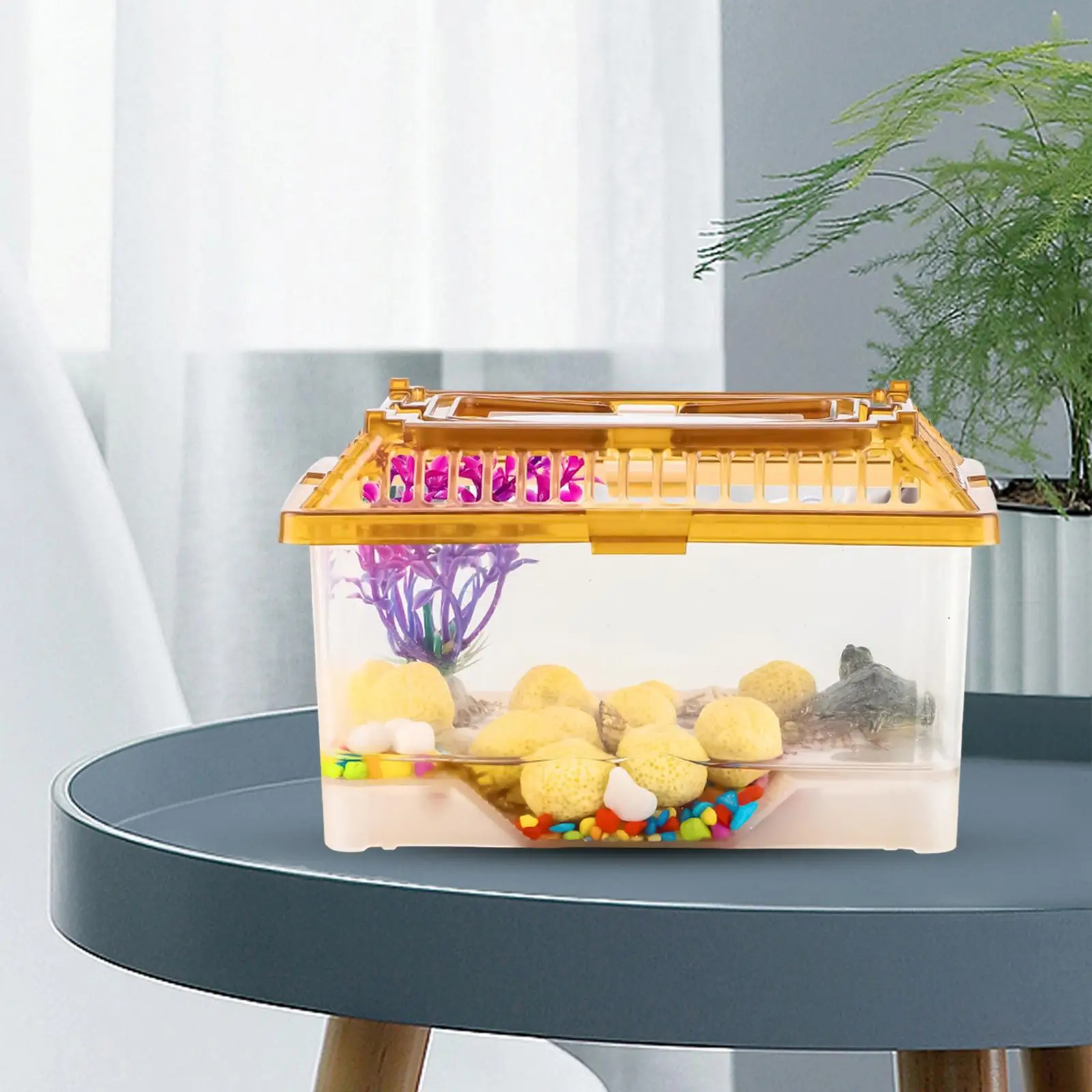 Чехол для аквариумной черепахи предотвращает спасение с помощью крышки