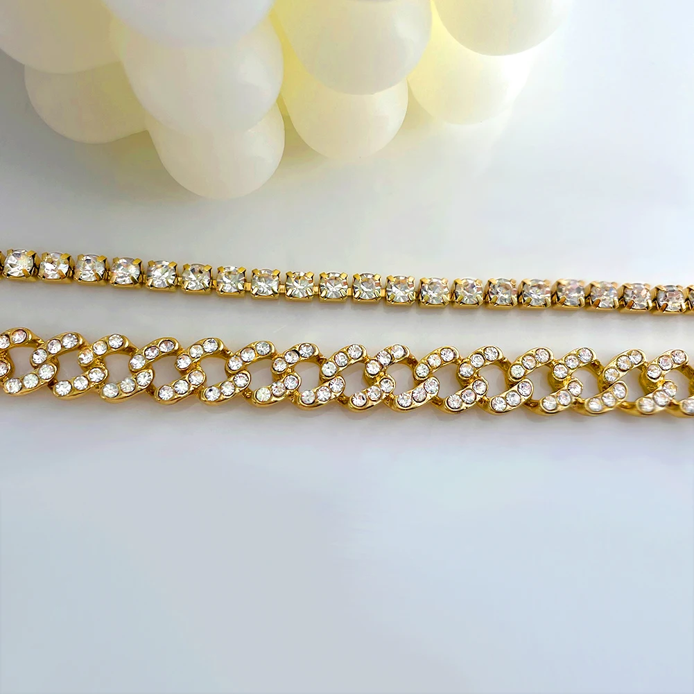 Браслеты на лодыжку женские анклеты из кубинской цепи в стиле панк украшения для