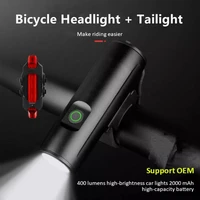 bicycle lights tail light set mini torch flashlight t6 usb rechargeable portable night riding fishing lamp bicycle accessories