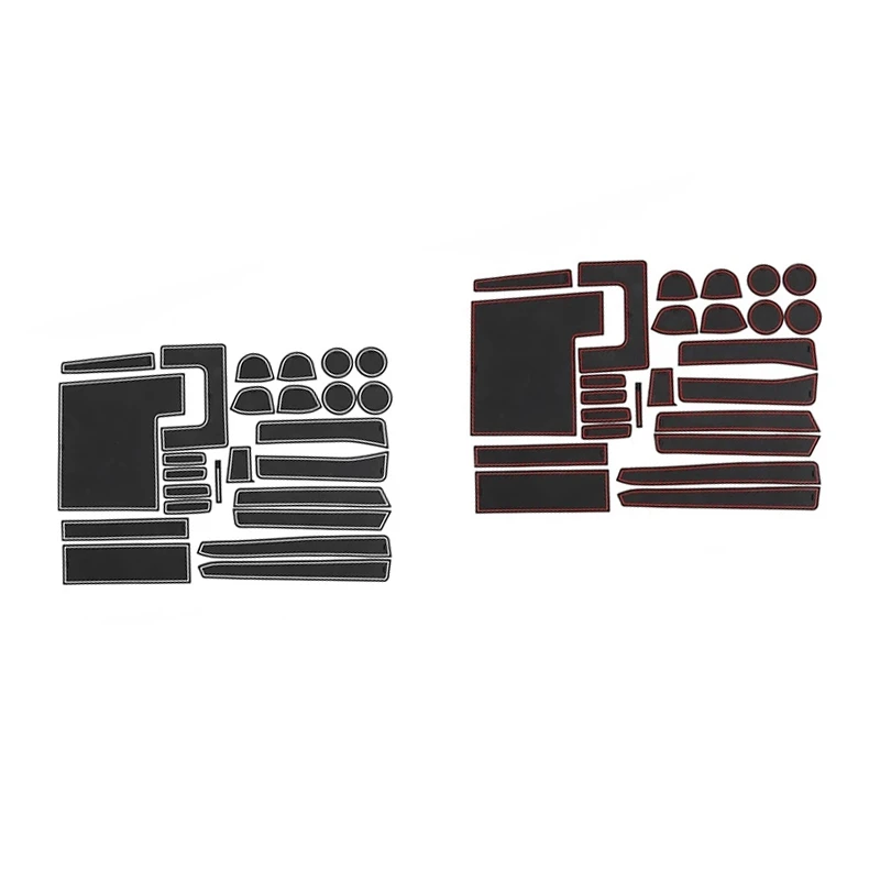 

Коврик для ворот Ford F150 2009-2014, автомобильный коврик для чашки, Противоскользящие коврики с пазами для двери, коврик, автомобильные аксессуары