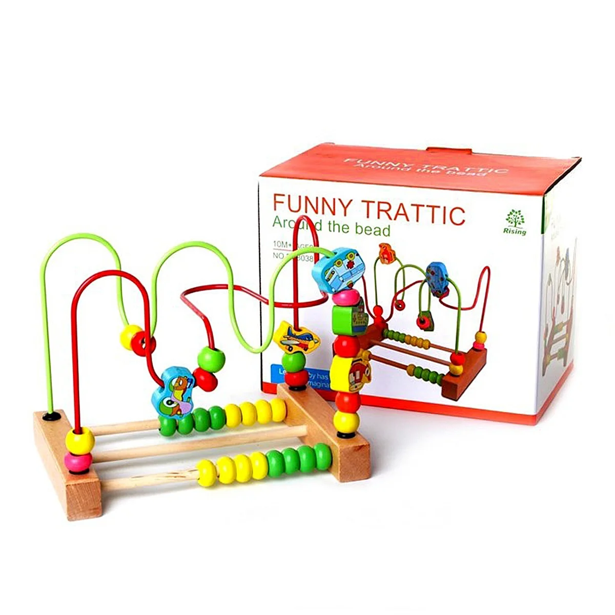 Educational wooden coordination game