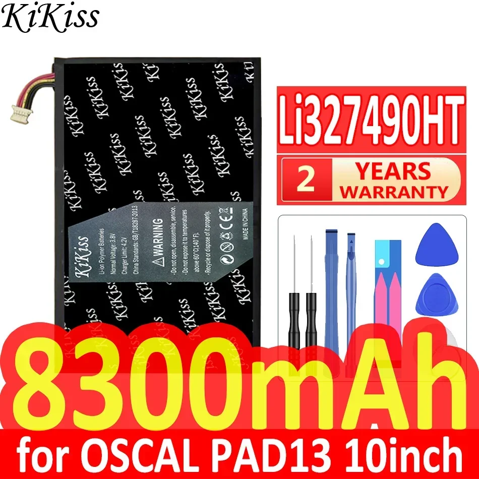 Аккумулятор KiKiss 8300 мАч Li 327490 HT для ноутбука OSCAL PAD13 Pad 13 10 дюймов