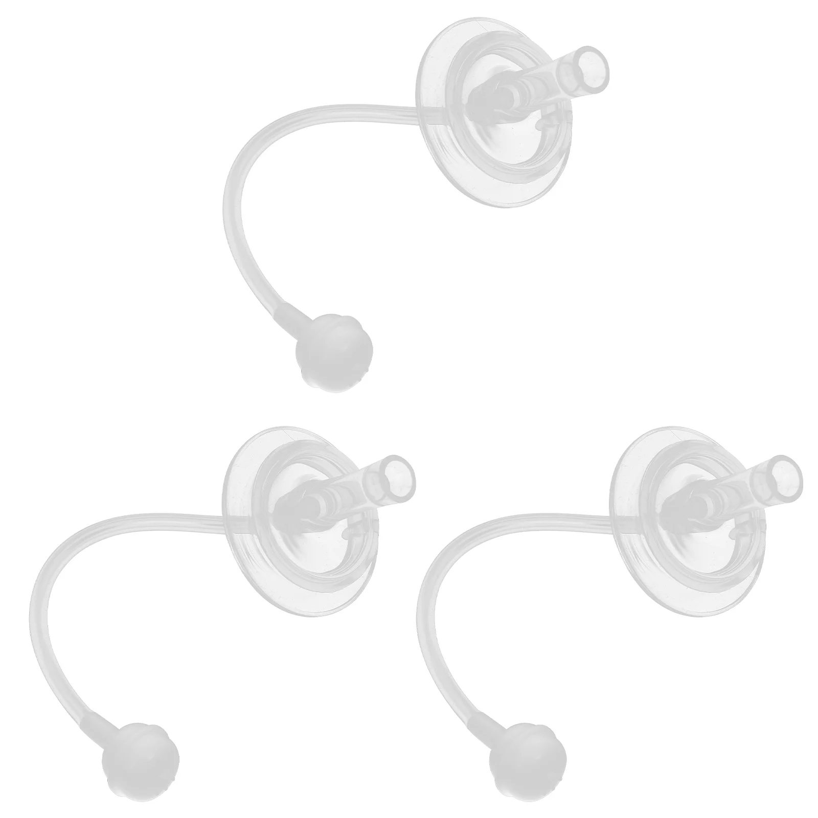 

3Pcs Household Weighted Nipples Replaceable Straw Nipples Silicone Weighted Straws