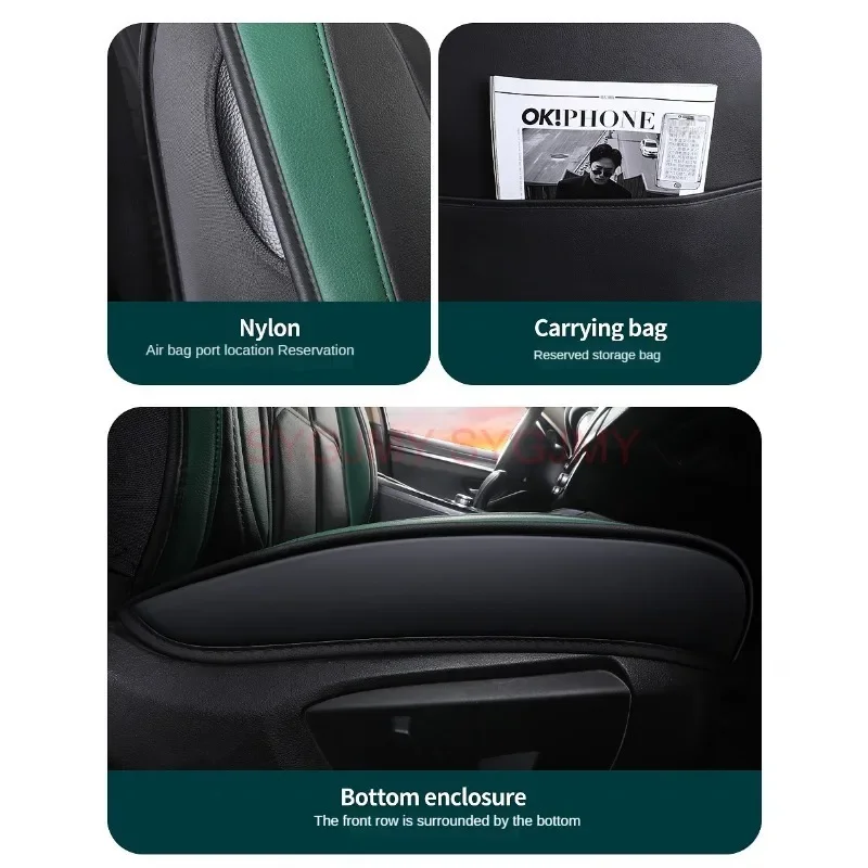 Фото Универсальный чехол на автомобильное сиденье из искусственной кожи для Bmw 4 серии, все модели автомобилей F32 F33 F36 G22 G23 G26, аксессуары для интерьера №2