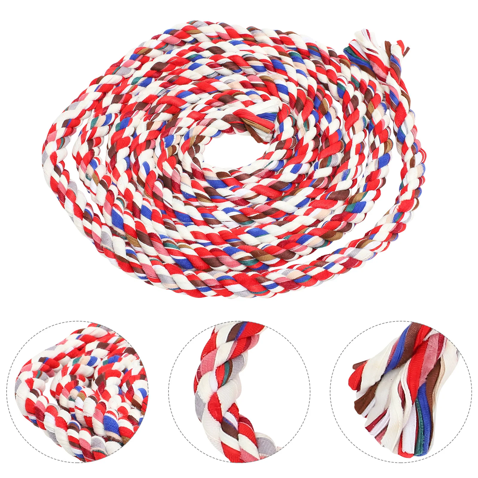 

Colorful Tug of War Rope Wear-resistant Pulling Rope Sports Race Tug of War Rope