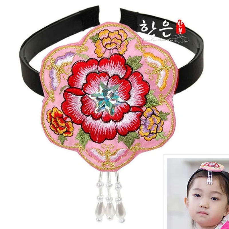 Детская повязка на голову/головной убор невесты для девочек Корейская