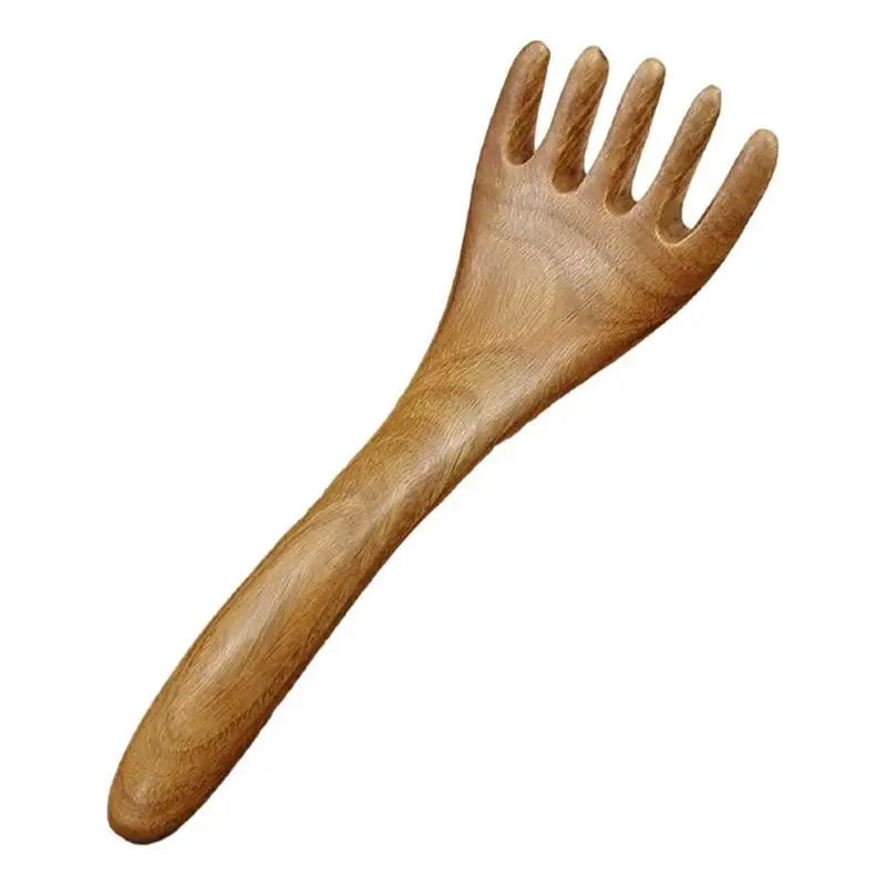 

MultiFunctional Wooden Head Massager Scalp Neck Comb Five Claws Hand Held Relax Spa Hair Care For Hair Growth Stress Relief