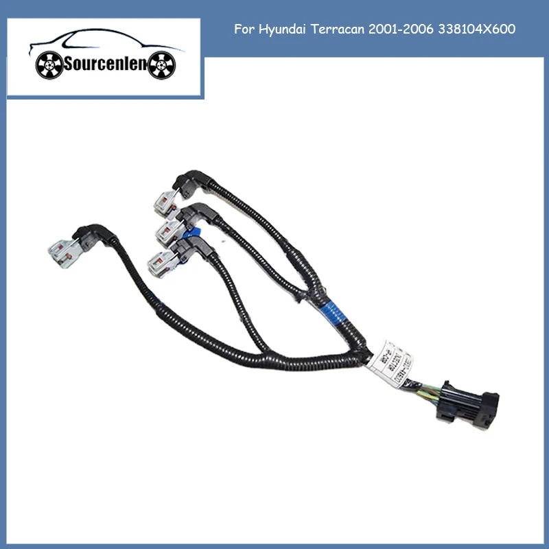 

Geunine Шайба форсунки инжектор в сборе Соединительная проводка Plug для Hyundai townan 2001-2006 338104X600 33810 4X600 33810-4X600
