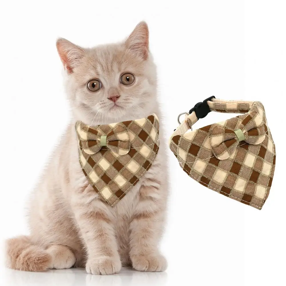 

Pretty Pet Puppy Cat Collar Neckerchief Pet Neck Scarf Folding Decorative
