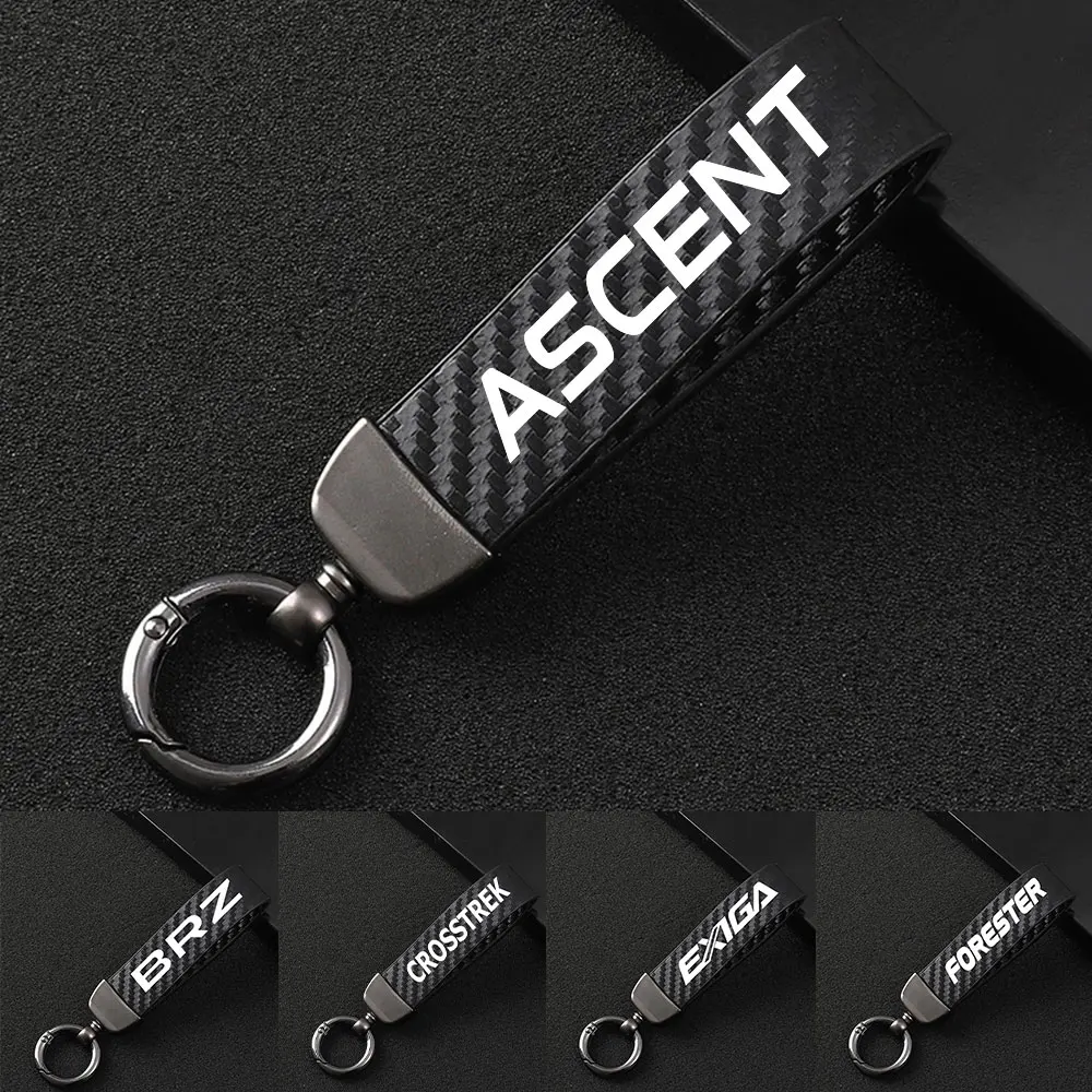 

Car KeyChain HighGrade Carbon Fiber For Subaru Ascent Brz Crosstrek Exiga Forester Impreza Legacy Levorg Outback Tribeca WRX XV